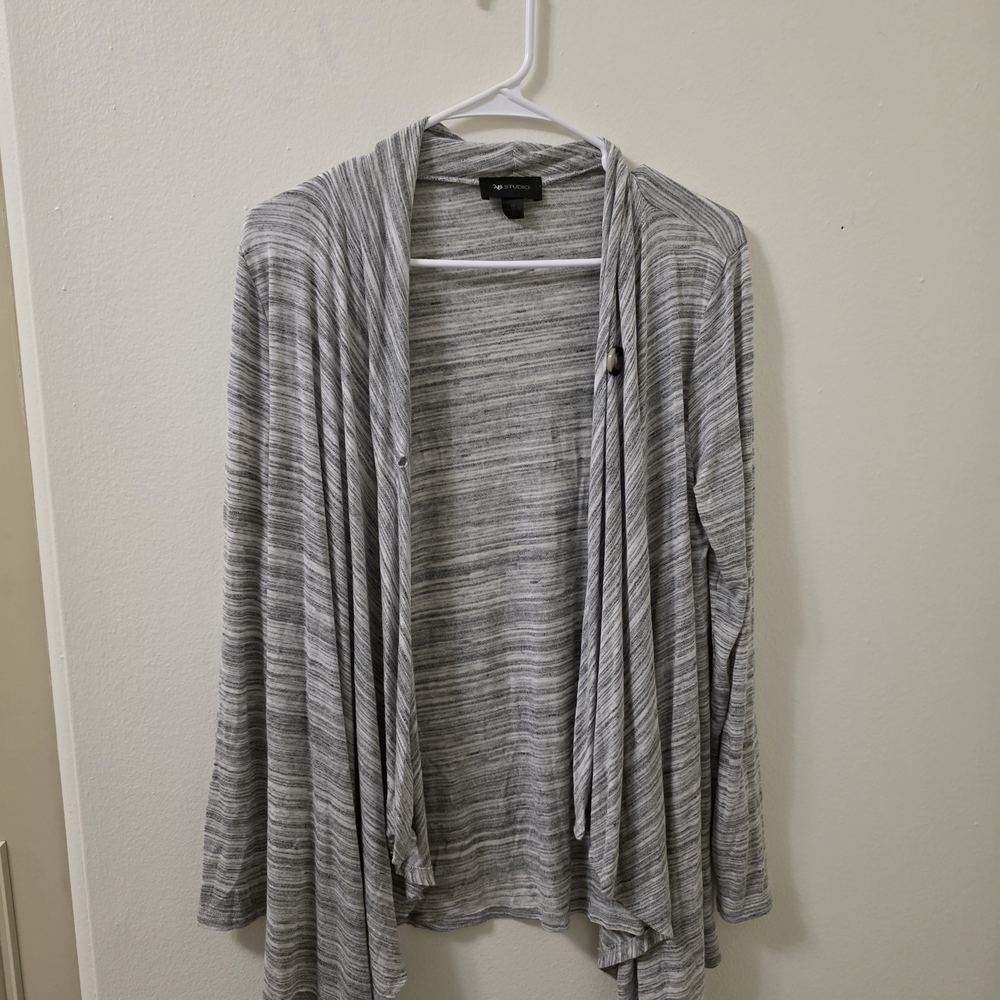 AB Studio Light Gray Women's Cardigan